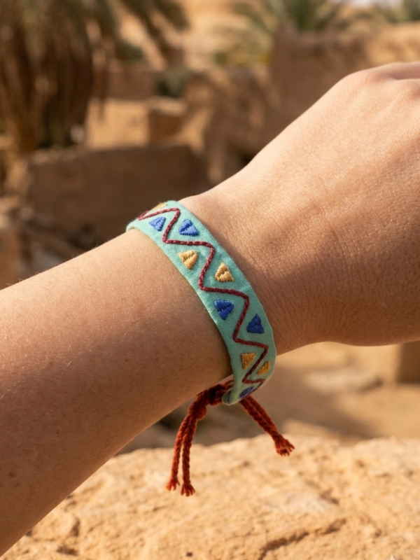 Hand-embroidered Bracelet